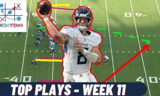 Tennessee Titans Film Breakdown: Titans TOP PLAYS from Week 11 vs Minnesota Vikings