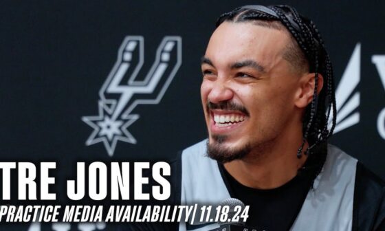 Tre Jones Practice Media Availability | 11.18.2024