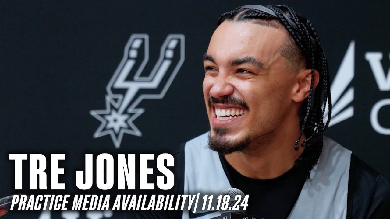 Tre Jones Practice Media Availability | 11.18.2024