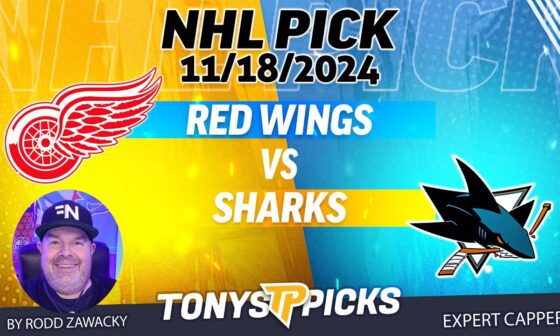 Detroit Red Wings vs San Jose Sharks 11/18/24 NHL Prediction for Bet