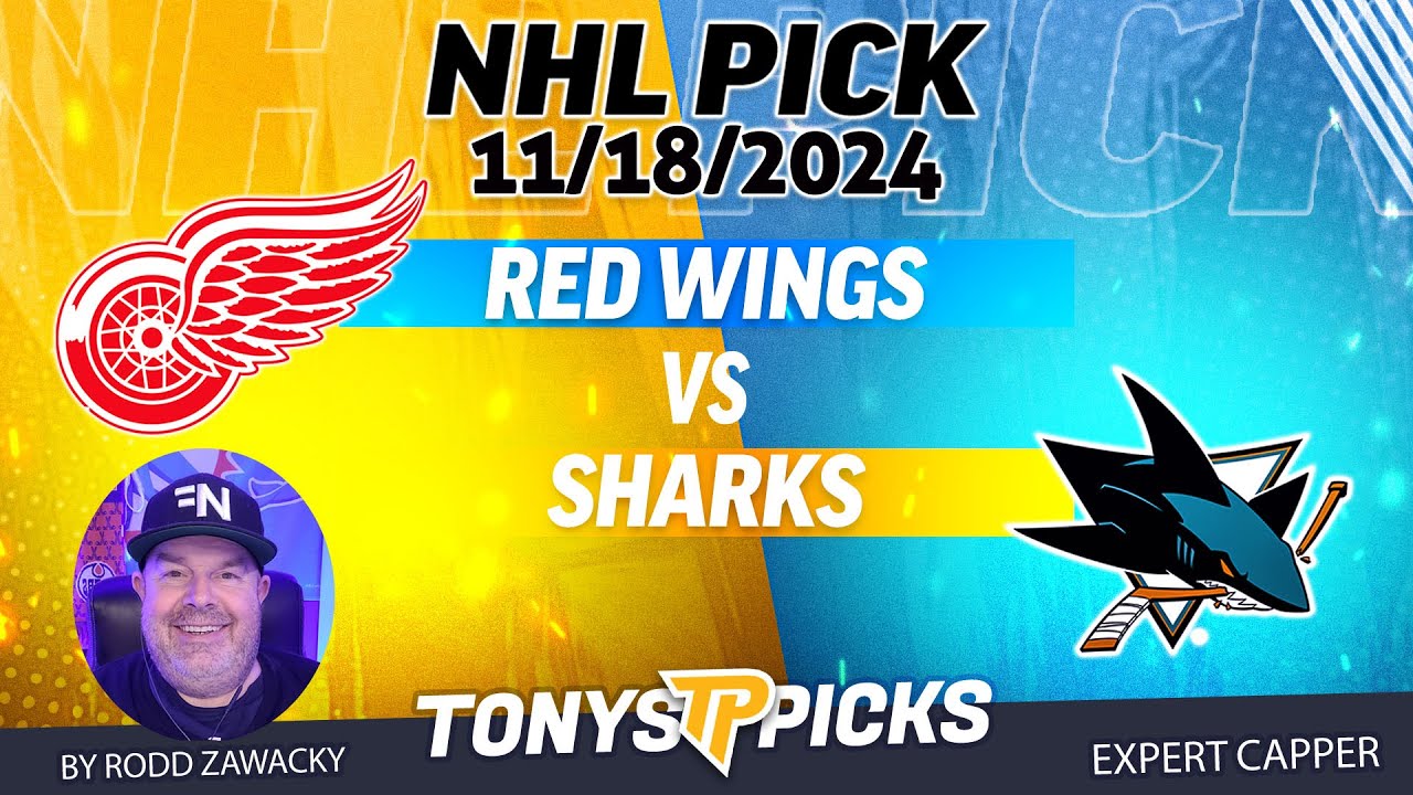 Detroit Red Wings vs San Jose Sharks 11/18/24 NHL Prediction for Bet