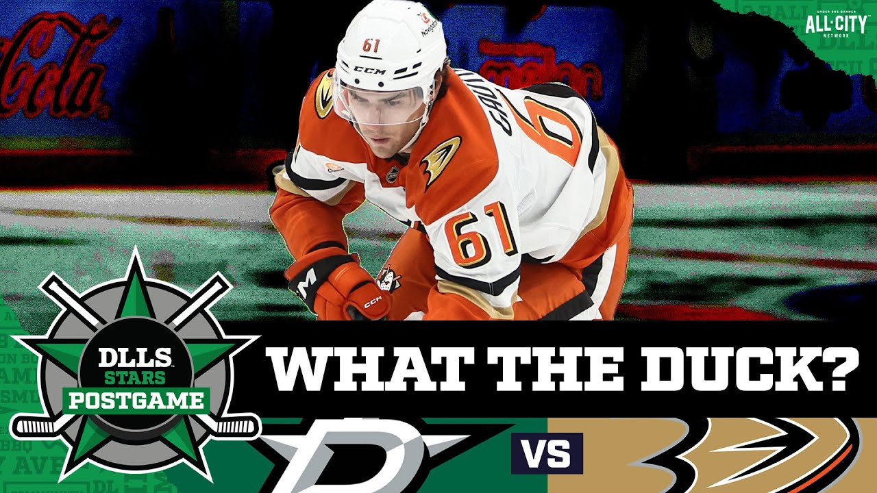 Dallas Stars lose 4-2 at home against Anaheim Ducks | STARS POSTGAME