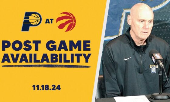 Indiana Pacers Postgame Media Availability at Toronto Raptors | November 18, 2024