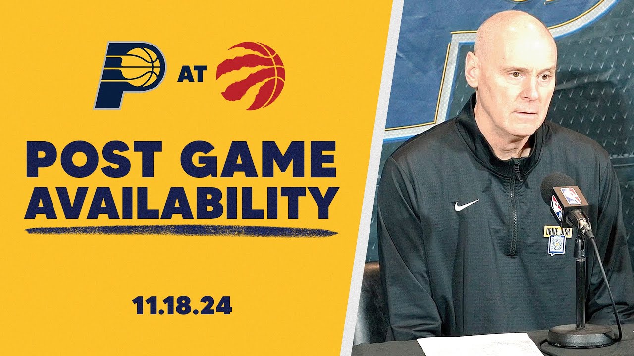 Indiana Pacers Postgame Media Availability at Toronto Raptors | November 18, 2024