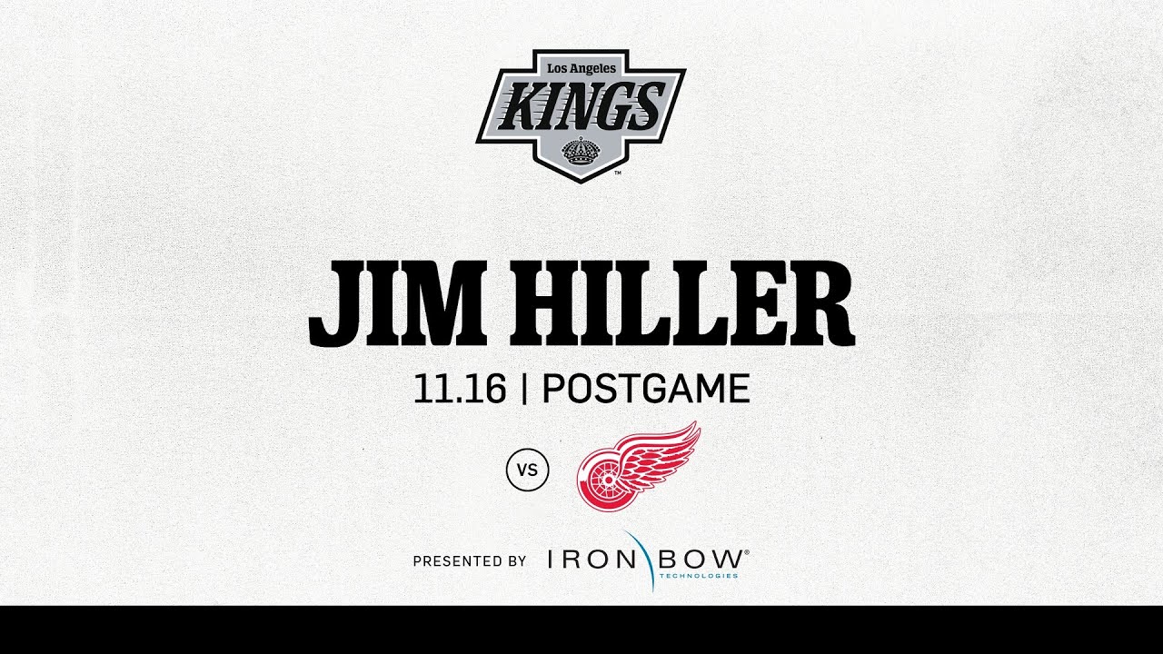 Head Coach Jim Hiller | 11.16 Kings WIN vs Detroit