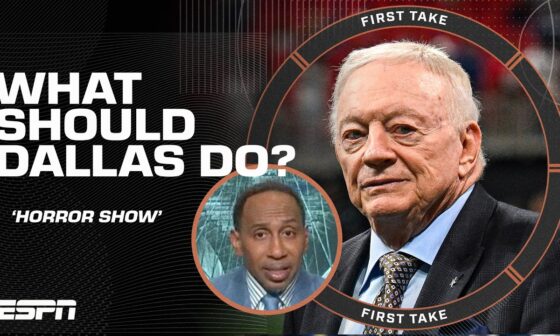 Stephen A. Smith says the Cowboys' current situation as a 'HORROR SHOW' 🫣 | First Take