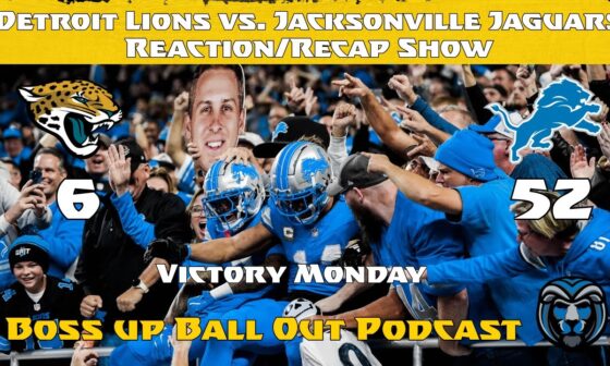 Detroit Lions vs. Jacksonville Jaguars Reaction/Recap Show #Lions #NFL