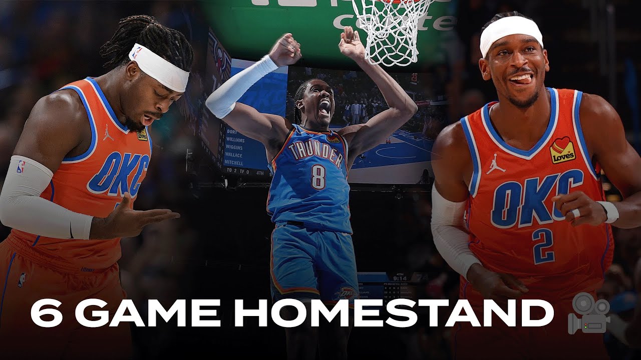 Our Best Shots from the 6 Game Homestand 🎥 | OKC Thunder