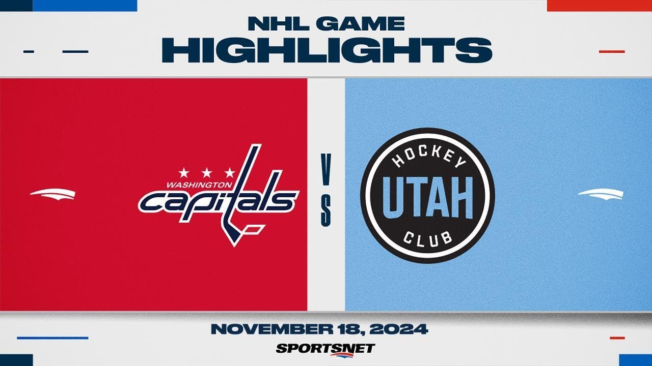 NHL Highlights | Capitals vs Utah HC - November 18, 2024