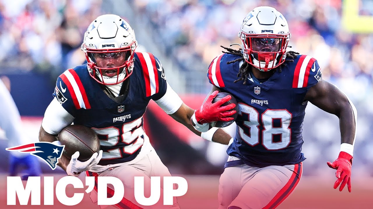 MIC'D UP: Rhamondre Stevenson & Marcus Jones | New England Patriots vs. Rams NFL Week 11