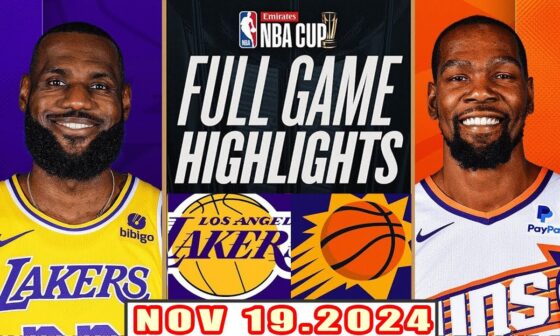 Los Angeles Lakers Vs Phoenix Suns FULL GAME Highlights Nov 19,2024 NBA Season 2024-25