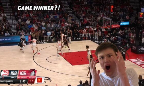 INTENSE ENDING! Atlanta Hawks vs Portland Trail Blazers Highlights Reaction | NBA 2024