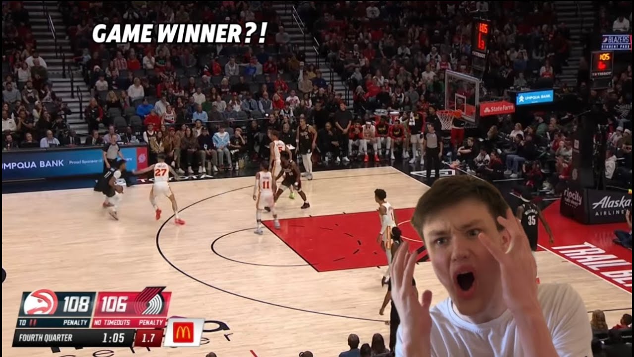 INTENSE ENDING! Atlanta Hawks vs Portland Trail Blazers Highlights Reaction | NBA 2024