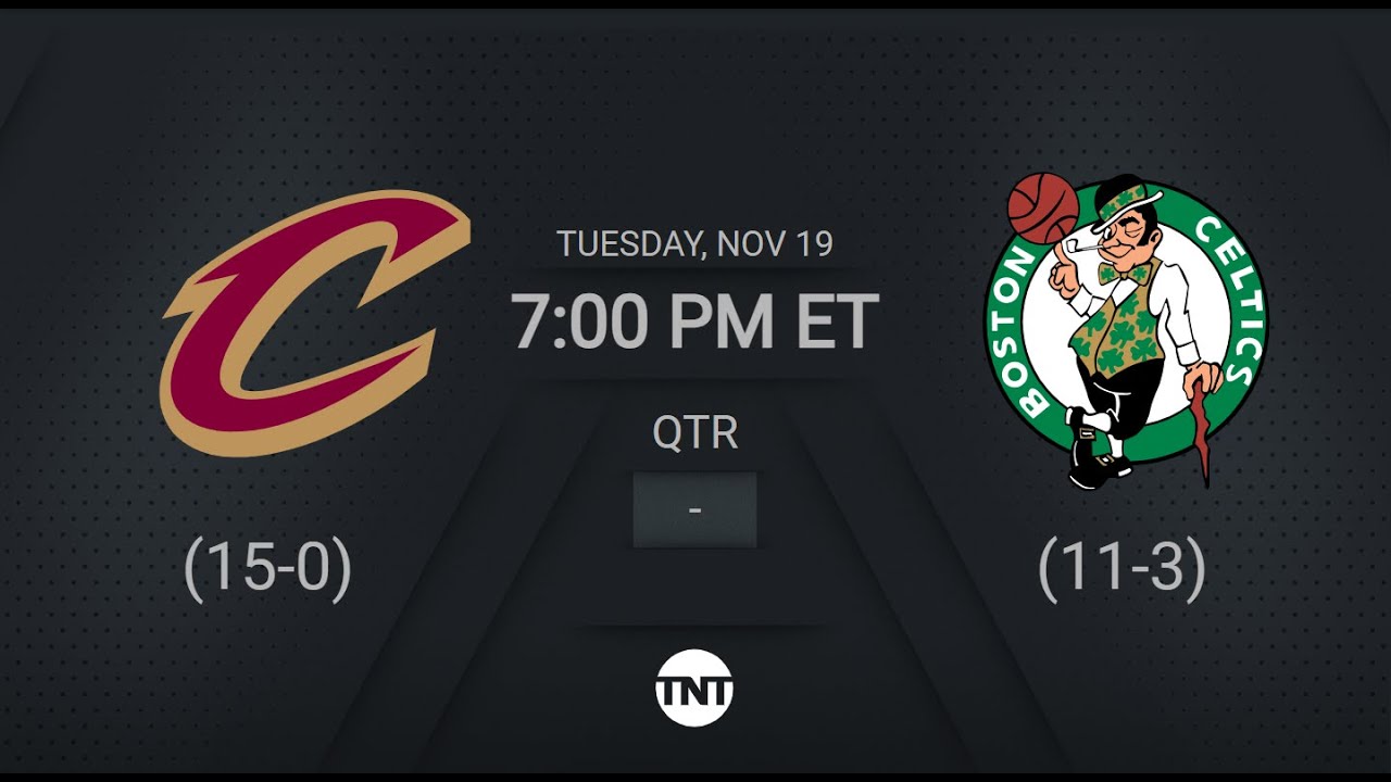 Cleveland Cavaliers @ Boston Celtics | #EmiratesNBACup on TNT Live Scoreboard