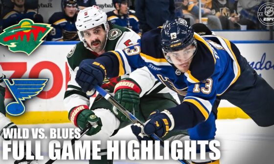 Minnesota Wild vs. St. Louis Blues | Full Game Highlights | ESPN NHL