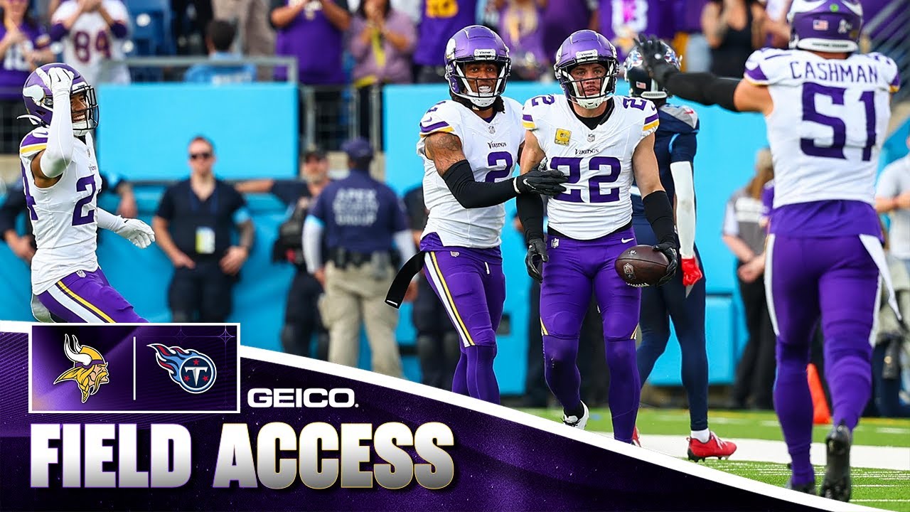 Vikings vs. Titans Week 11 Field Access