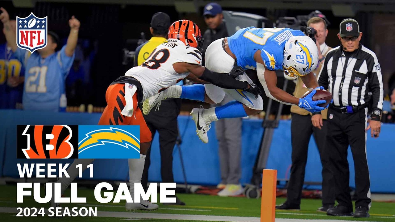 A WILD Battle In Week 11! Cincinnati Bengals vs. Los Angeles Chargers FULL GAME | NFL 2024 Season