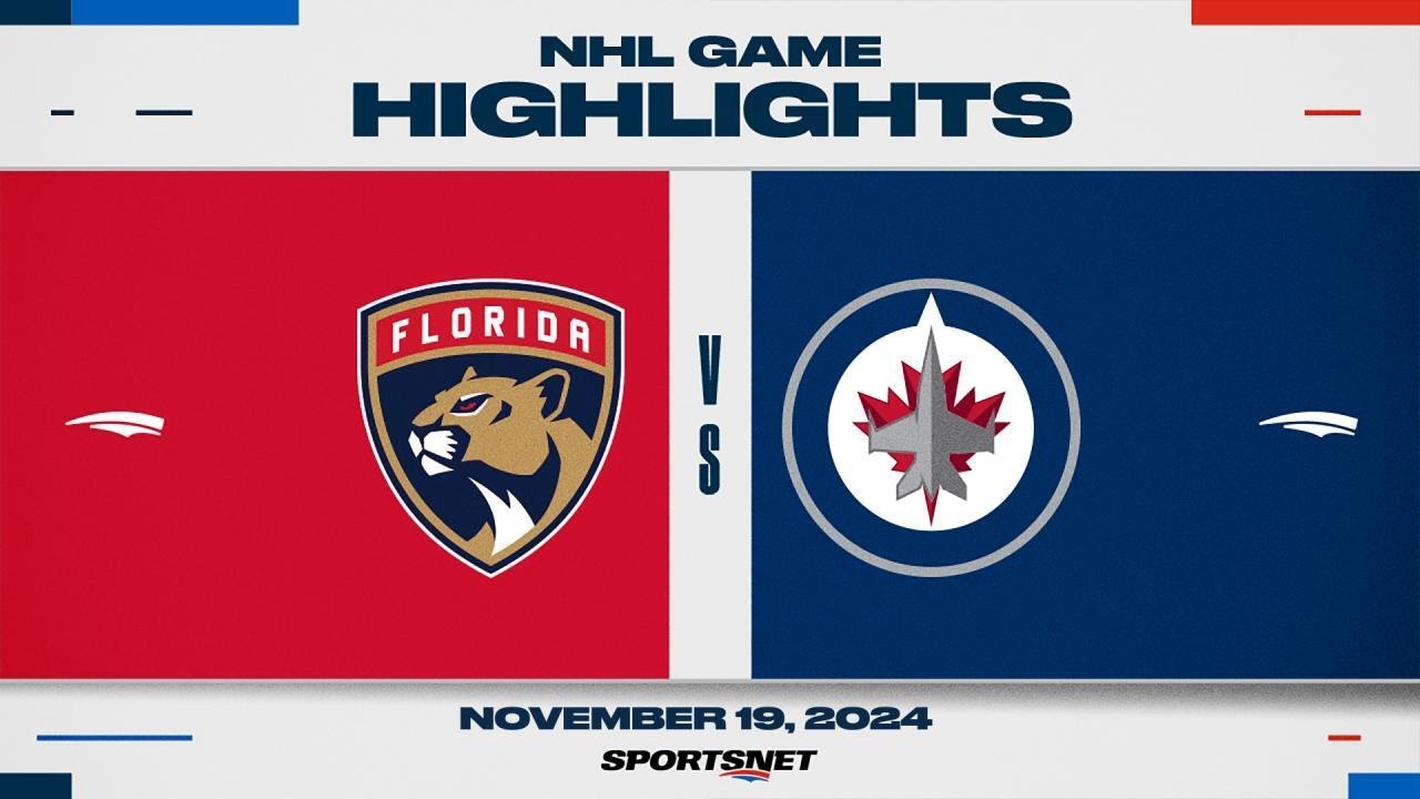 NHL Highlights | Panthers vs. Jets - November 19, 2024