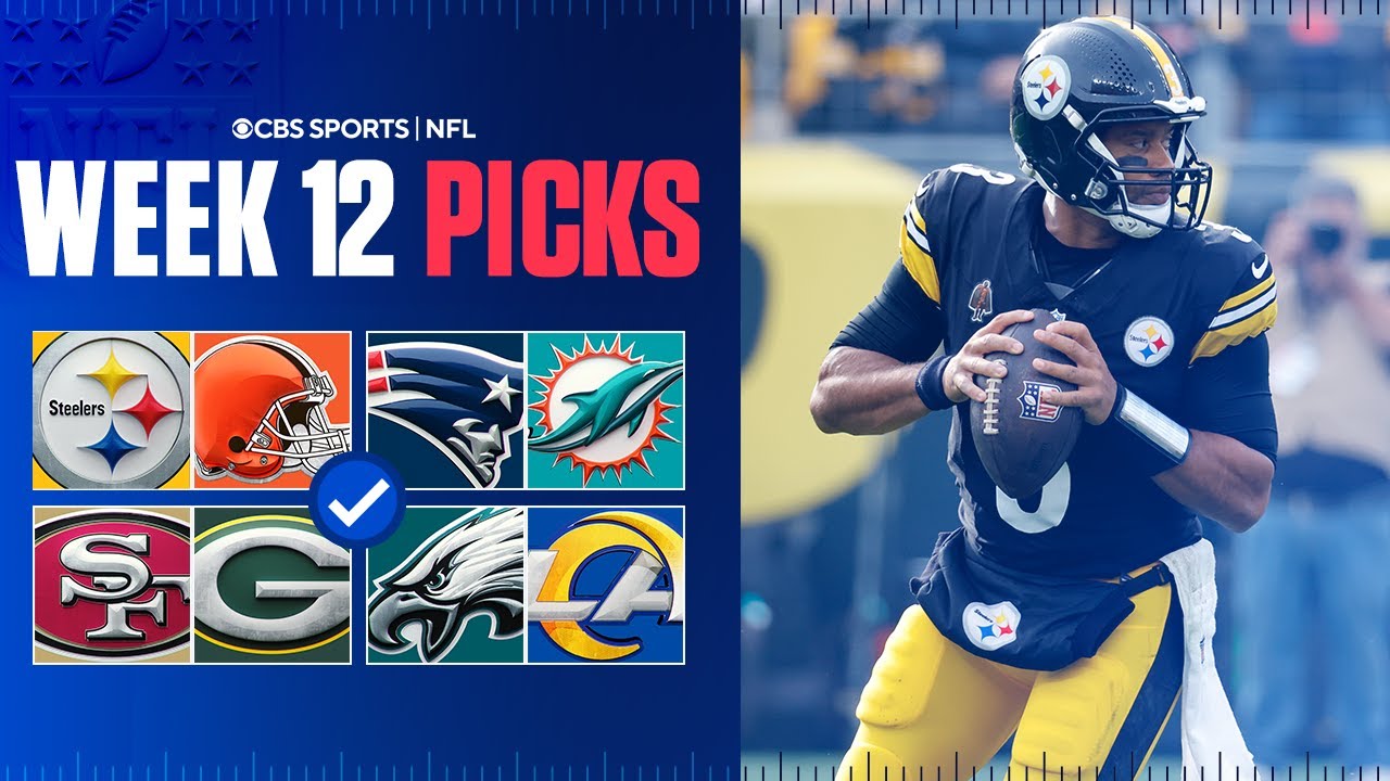 NFL Predictions and Best Bets For EVERY Week 12 Game [Steelers at Browns & more]