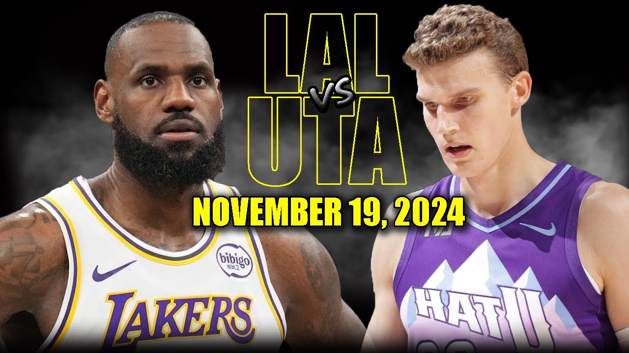 Los Angeles Lakers vs Utah Jazz Full Game Highlights - November 19, 2024 | 2024-25 NBA Season