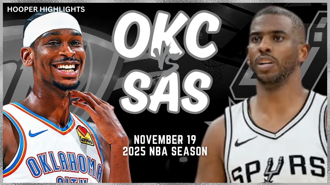 Oklahoma City Thunder vs San Antonio Spurs Full Game Highlights | Nov 19 | 2025 NBA Season