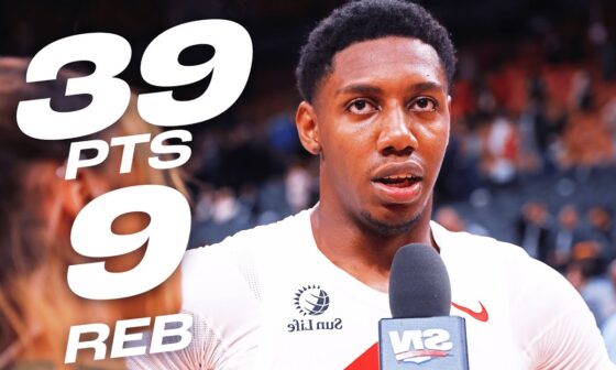 RJ Barrett (39 PTS) GOES OFF in the Raptors W! 😤| November 18, 2024