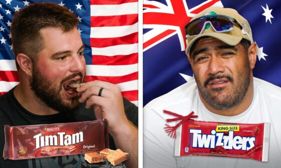 NFL SNACK WARS: Australia vs America