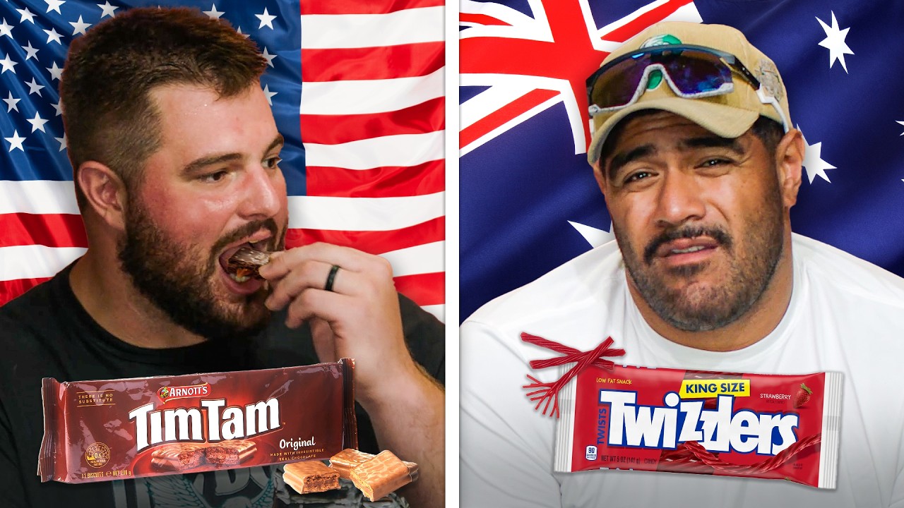 NFL SNACK WARS: Australia vs America