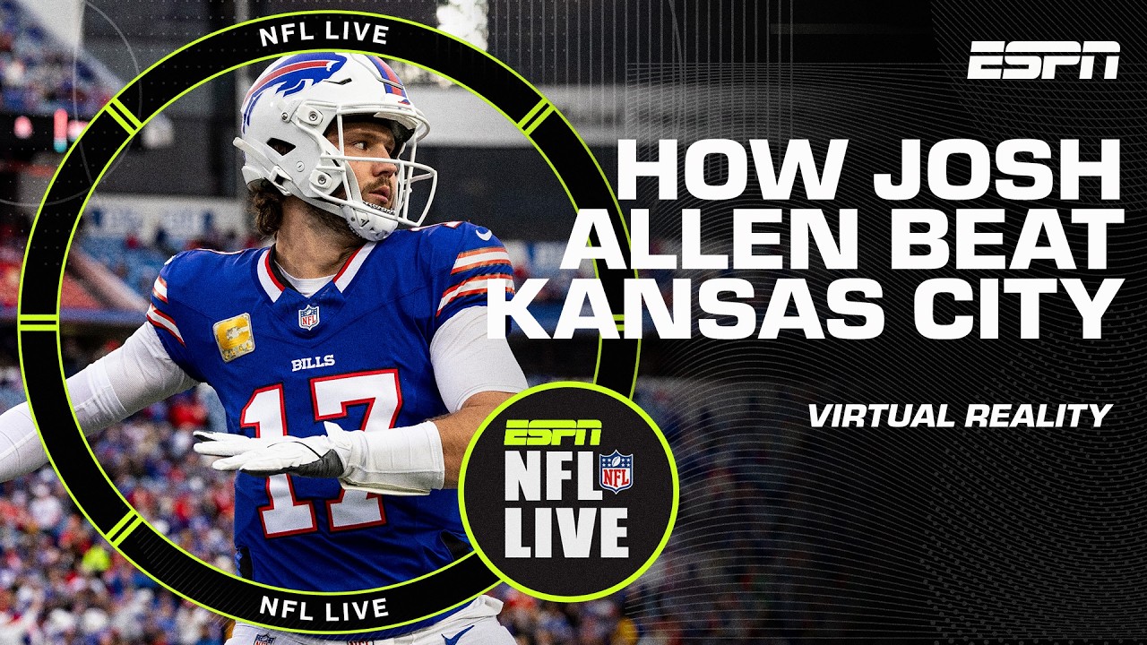 Using VR technology to BREAK DOWN how Josh Allen & the Bills took down the Chiefs  🔥 | NFL Live