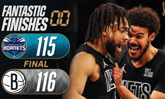 Final 3:48 WILD ENDING Hornets at Nets 👀🏆 | November 19, 2024