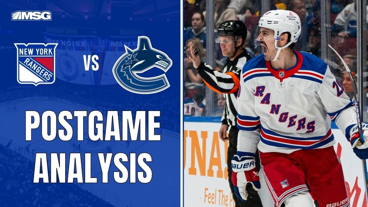 Kreiders Late Goal Pushes Rangers Over Canucks In Vancouver | New York Rangers