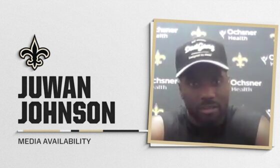 Juwan Johnson on team standards, finishing strategies | New Orleans Saints