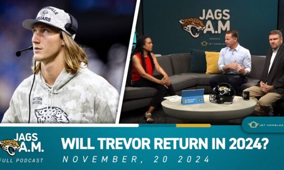 Bye Week, Roster Questions for Remainder of 2024 Season | Jags A.M. | Jacksonville Jaguars