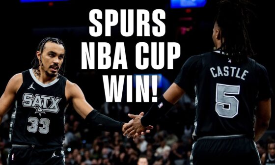 SPURS WIN NBA CUP GAME VS THUNDER!