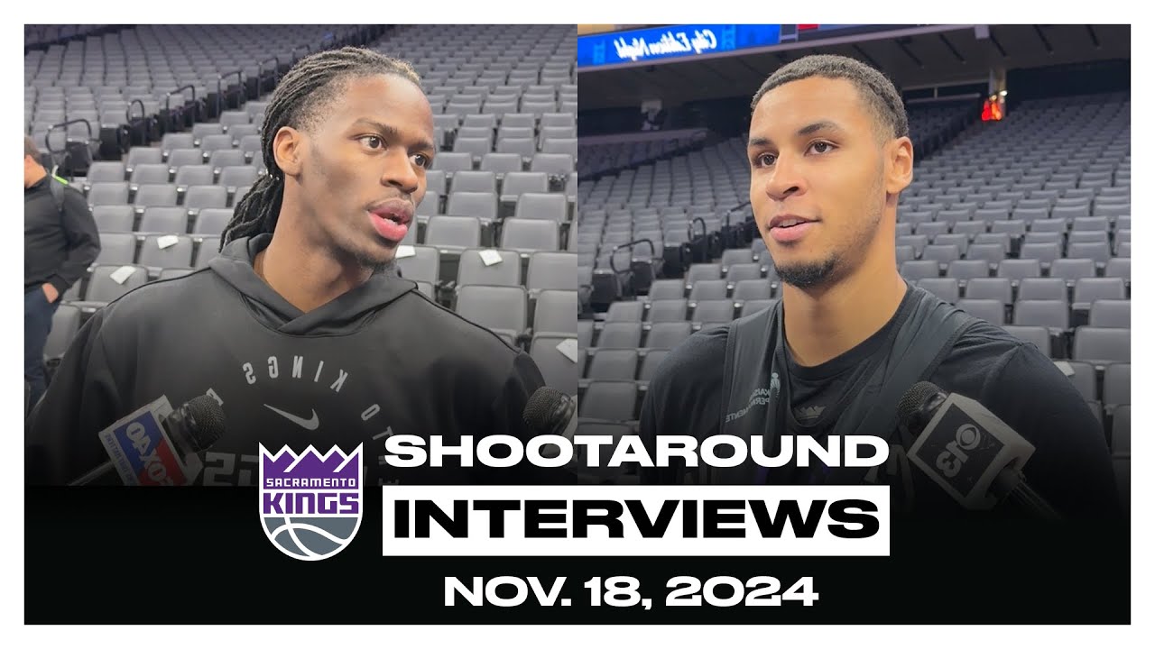 Keegan Murray & Keon Ellis | Shootaround Interviews 11.18.24