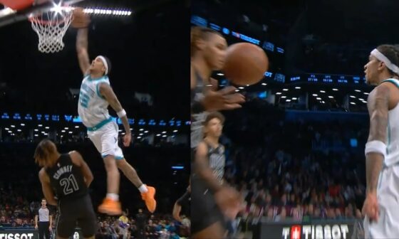 Tre Mann gets tech for taunting after insane poster dunk has Hornets announcer going crazy