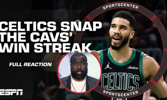 The Celtics SNAP the Cavs' 15-game win streak 😳 Perk & Shams react 👀 | SportsCenter