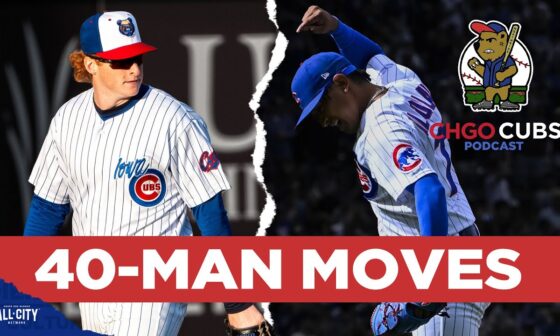 Chicago Cubs 40-man roster moves: Owen Caissie added, Adbert Alzolay DFA'd | CHGO Cubs Podcast