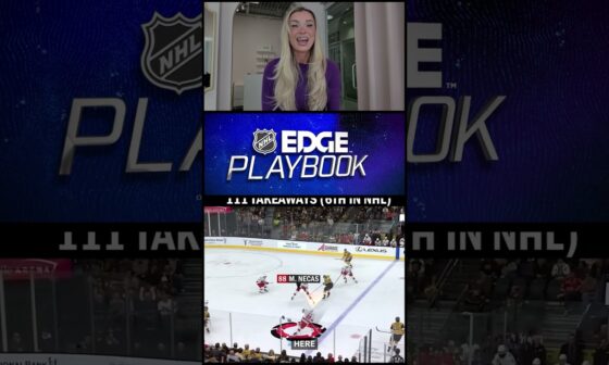 NHL EDGE: Necas' playmaking vision