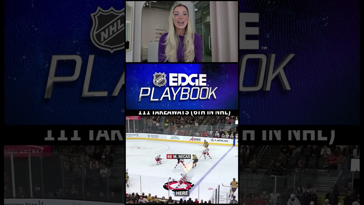 NHL EDGE: Necas' playmaking vision