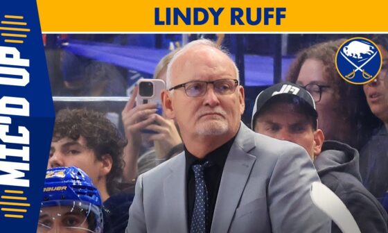 Lindy Ruff Mic'd Up Gives Behind-The-Scenes Look At Buffalo Sabres Strategy & Bench Dynamics