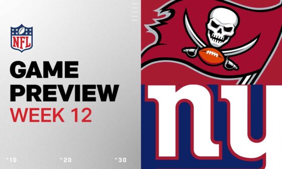 Tampa Bay Buccaneers vs. New York Giants | 2024 Week 12 Game Preview