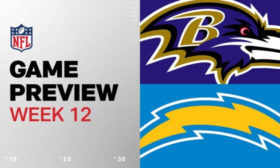 Baltimore Ravens vs. Los Angeles Chargers | 2024 Week 12 Game Preview