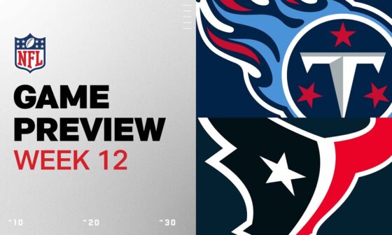 Tennessee Titans vs. Houston Texans | 2024 Week 12 Game Preview