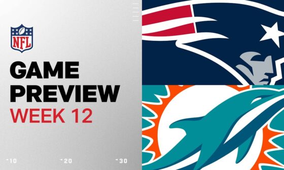 New England Patriots vs. Miami Dolphins | 2024 Week 12 Game Preview