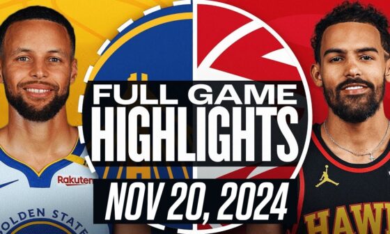 WARRIORS vs HAWKS FULL GAME HIGHLIGHTS NOVEMBER 20, 2024 NBA FULL GAME HIGHLIGHTS TODAY 2K25