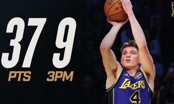 Dalton Knecht Matches NBA Record In Career-High Performance 🏆🔥 | November 19, 2024