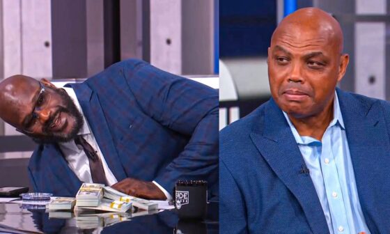 Shaq Bets Chuck $2 Million on the Cavs Winning by 10 Tonight 😂💰