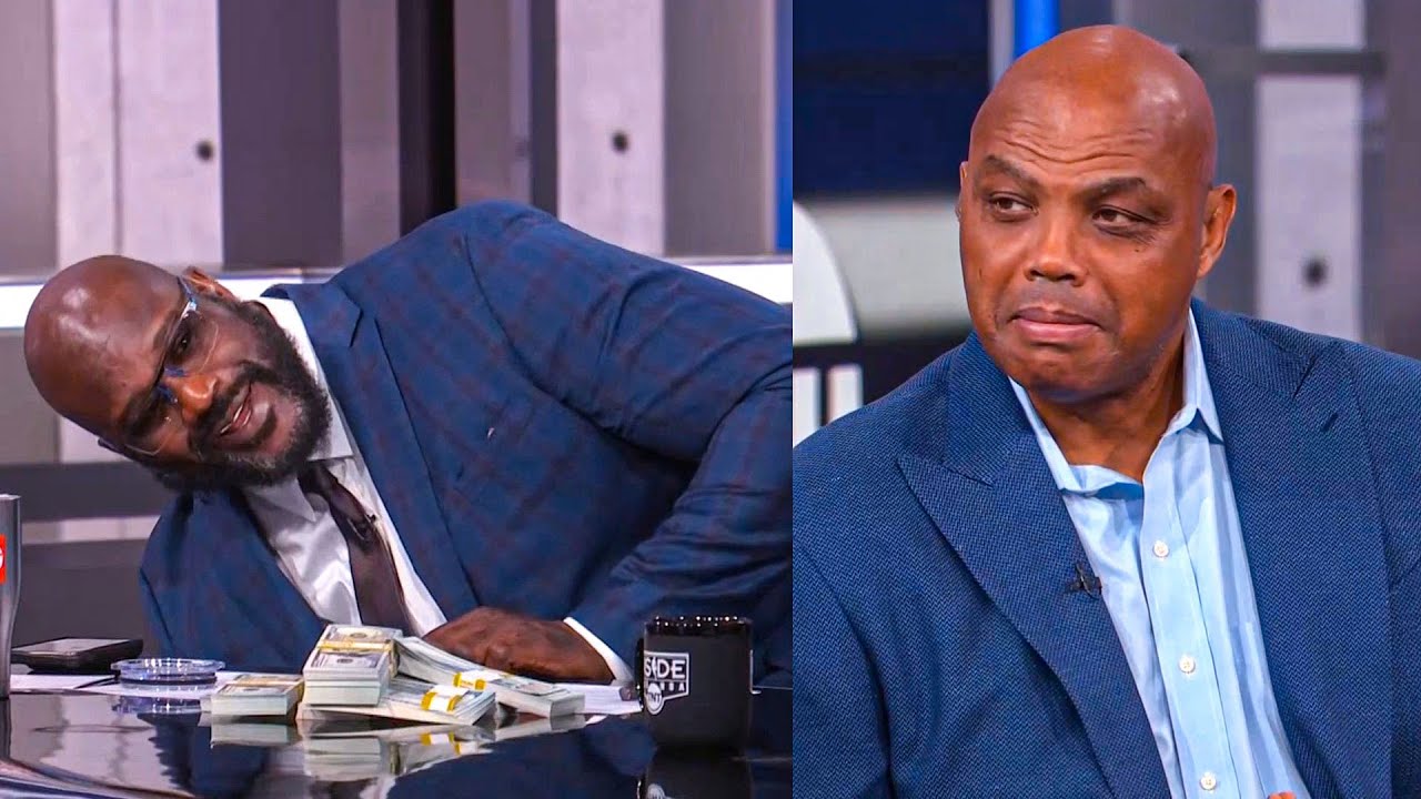 Shaq Bets Chuck $2 Million on the Cavs Winning by 10 Tonight 😂💰