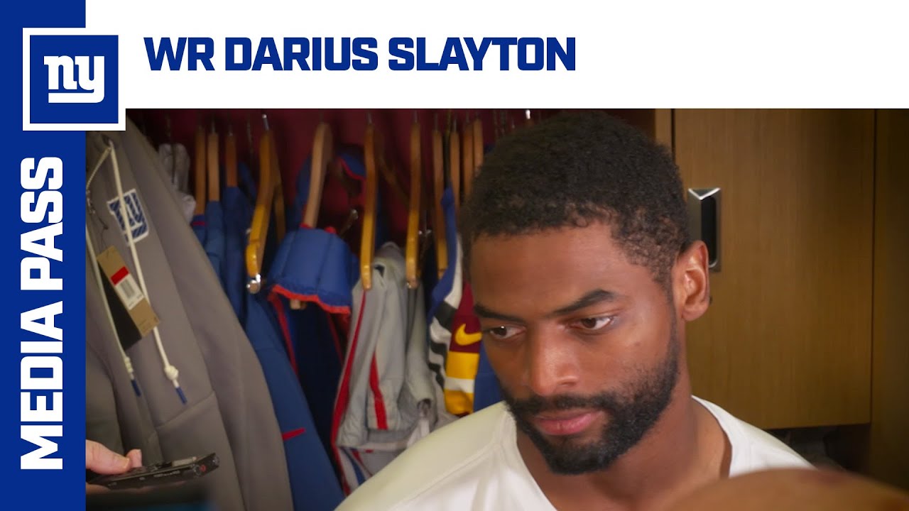 Darius Slayton on Quarterback Change | New York Giants